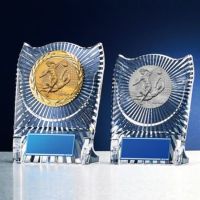 サッカーアクリル表彰楯JW-S-6057-soccer
