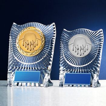 ボウリングアクリル表彰楯JW-S-6057-bowling