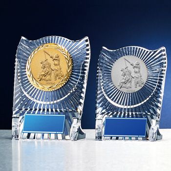 専用デザインが選べる剣道樹脂製表彰楯JW-S-6059-kendo｜ジョイタス