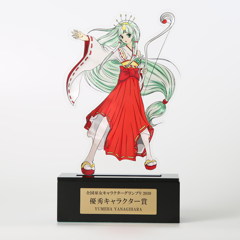 オリジナルアクリルトロフィーJ-original-acrylic