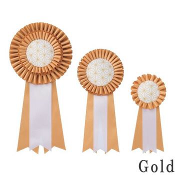 式典用品セレモニーロゼット【Gold】