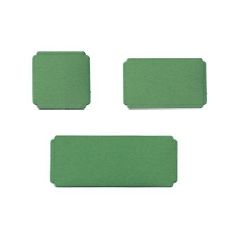 文字彫刻用プレートJG-G-MCアルミ製プレート（緑）