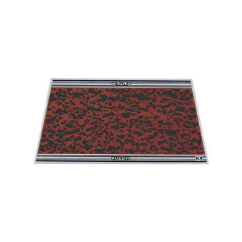 文字彫刻用プレートJAS-K-8-K-5アルミ製プレート（赤）