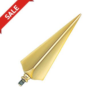 旗頭アルミダイキャスト三方剣（金）