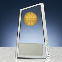 バスケットボールクリスタルトロフィーJW-B-6013-basketball