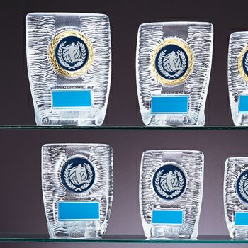 バレーボールクリスタル表彰楯JW-RS-6087-volleyball