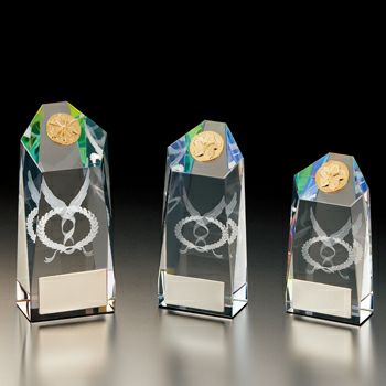 消防クリスタルトロフィーJW-RB-6148