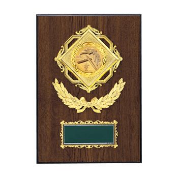 書道木製表彰楯JW-S-6052-calligraphy