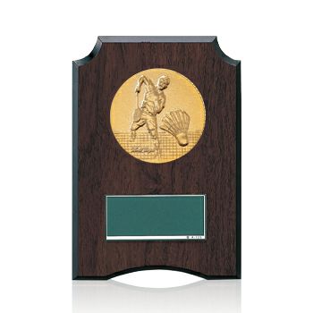 バドミントン樹脂製表彰楯JW-S-6059-badminton