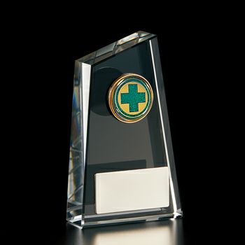 安全クリスタルトロフィーJW-RB-6069-safety