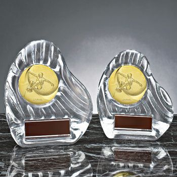 スケートボード（スケボー）クリスタル表彰楯JS-YCZ-4956-skateboard