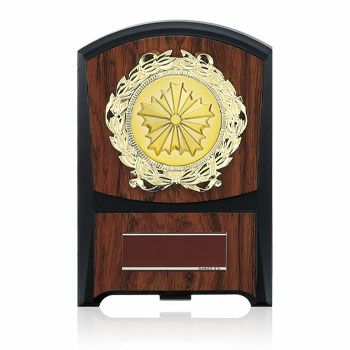 警察表彰木製表彰楯JS-ATZ-4474-police