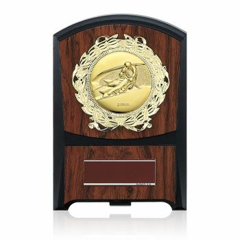 スキー木製表彰楯JS-ATZ-4474-skiing