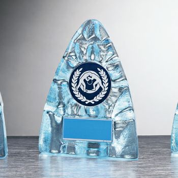 レスリングクリスタル表彰楯JW-RS-6092-wrestling