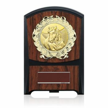 乗馬・競馬木製表彰楯JS-ATZ-4474-horseriding