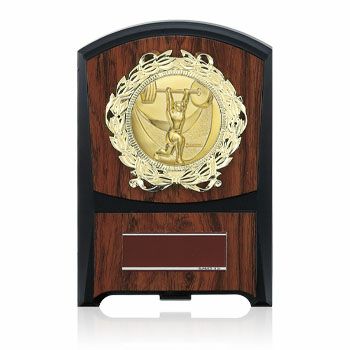 ウェイトリフティング(重量挙げ)木製表彰楯JS-ATZ-4474-weightlifting