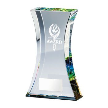 定番デザインだからこそ人気のクリスタル製クリスタルトロフィーJV-VT