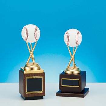 野球ボール台トロフィーJAS-B-2777