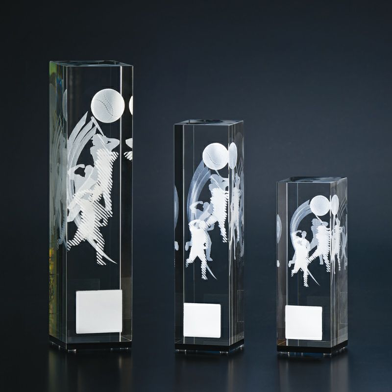 野球クリスタルトロフィーJW-BW-2290